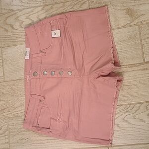 Time and Tru Button Fly Mauve Jean Shorts in a Size 16 BNWT!
